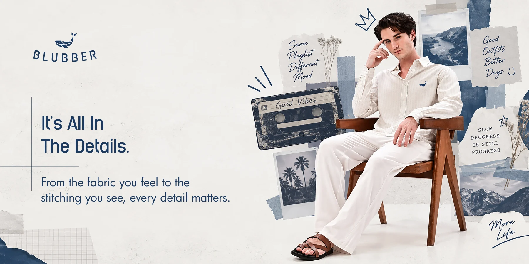 Quality men's shirts with premium fabric and great stitching by Blubber