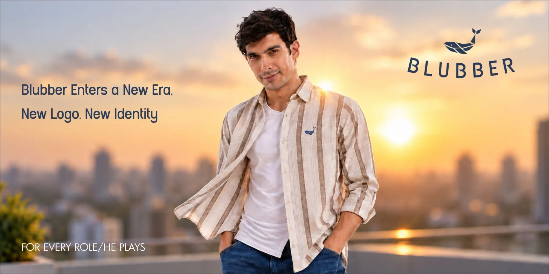Blubber new logo and identity for men's fashion