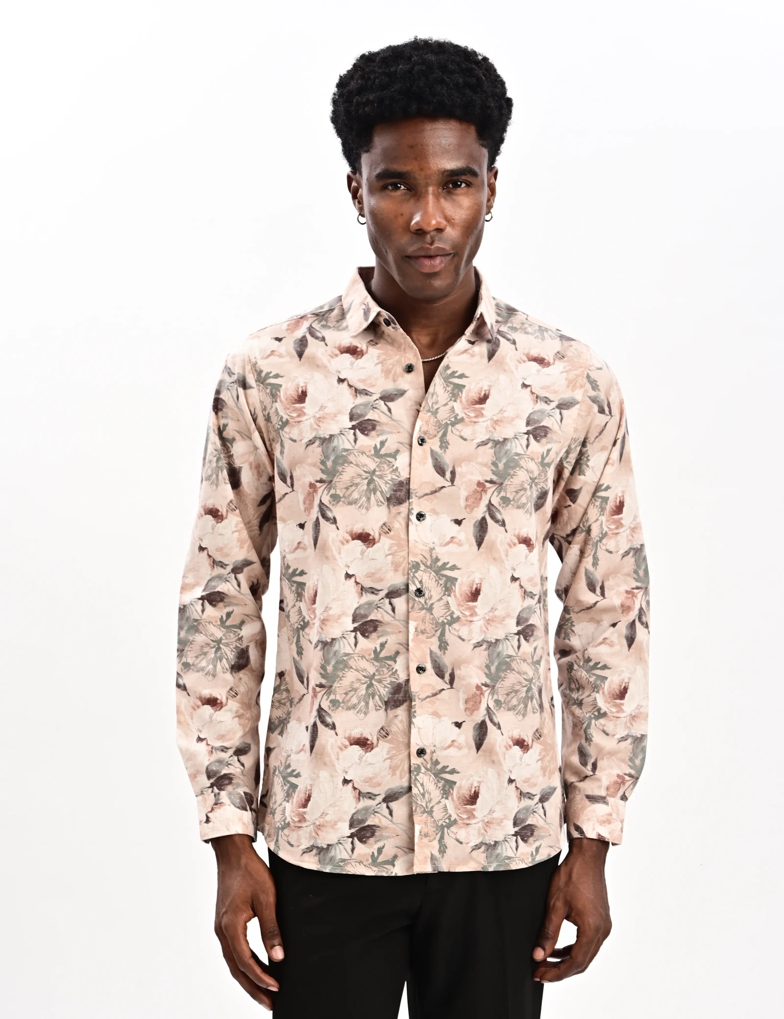 BLUBBER Floral Botanical Printed Shirt