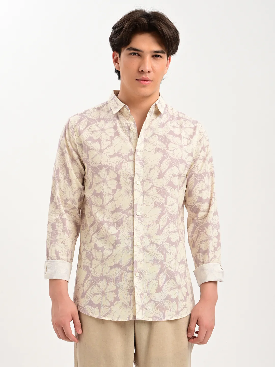 BLUBBER Floral Bloom Premium Casual Shirt