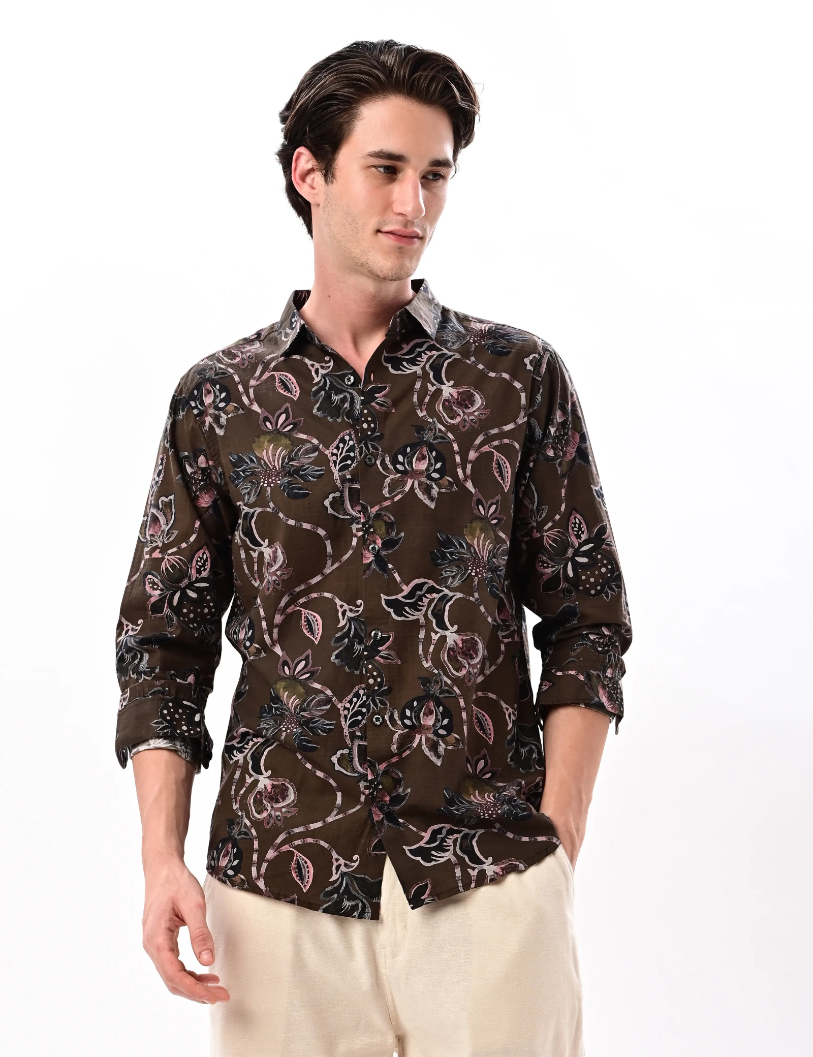 BLUBBER Botanical Trail Printed Shirt