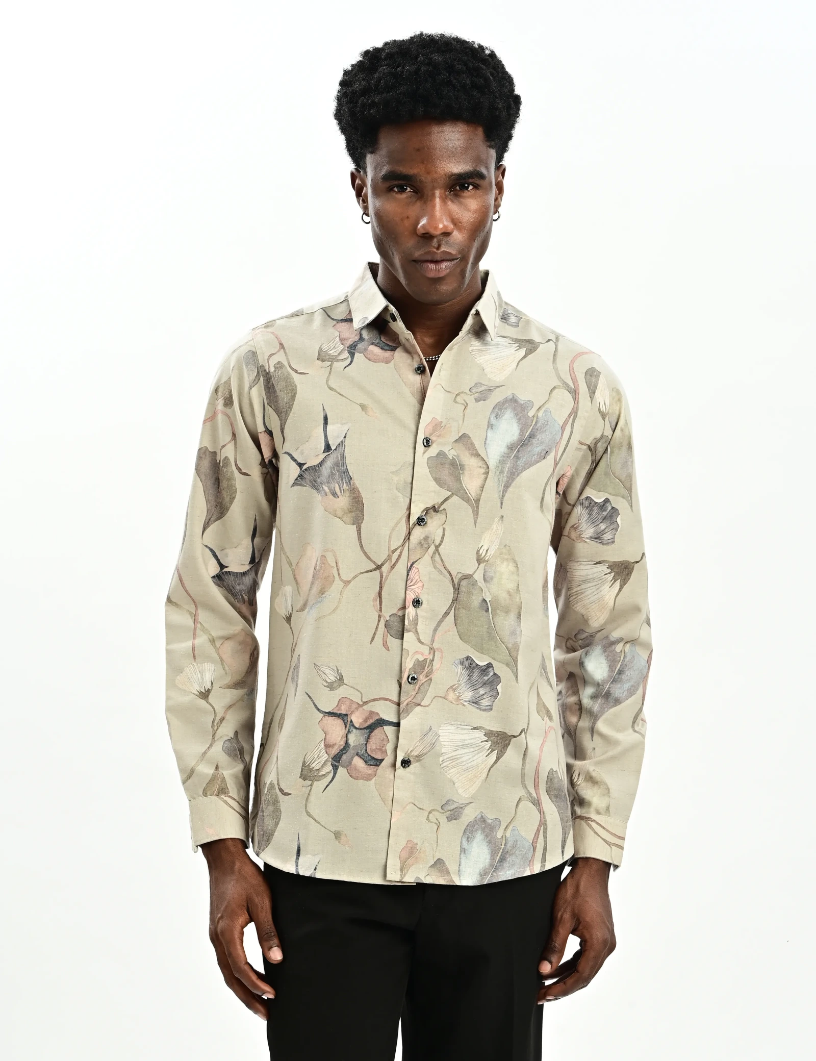 BLUBBER Botanical Floral Printed Shirt
